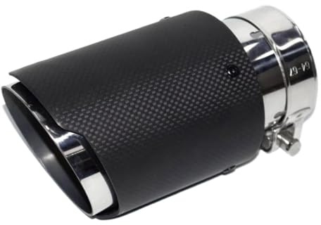 Auspuffspitze Universelles Auspuffendrohr Aus Kohlefaser Für VW Für GTI Für MK7 Für Golf 7 EndschalldäMpfer Endrohr(60-89mm)
