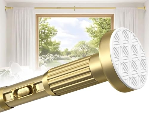 Gold Gardinenstange Ohne Bohren 100-322cm Ø32mm Vorhangstange Ohne Bohren | Teleskopstange Duschstange Zum Klemmen Klemmstange Für Gardinen Gardinenstange Duschvorhangstange