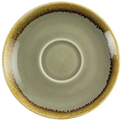 Olympia Kiln GP479 cappuccino piattino muschio, 140 mm (confezione da 6)