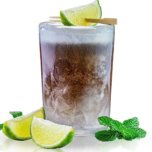 1 vaso de 280 ml CoolDownDrink - Olvídese de los cubitos de hielo: enfríe sus bebidas sin aguarlas. Perfecto para cerveza, aperitivos, cócteles y refrescos.