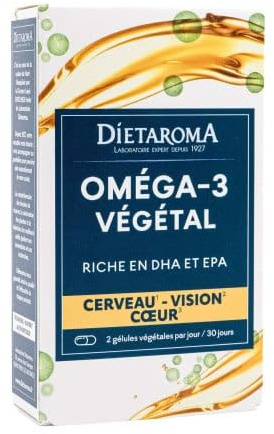 Oméga-3 Végétal Huile d'algue 60 comprimés