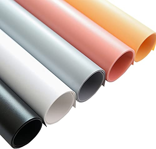 Selens PVC Hintergrund Fotografie 50x100 cm Fotohintergrund Fotografie | Weiß Schwarz Grau Gelb Rosa Wasserdicht Matt Background, für Fotostudio Produkt Essen Haustier Backdrop