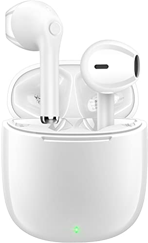 yobola Wireless Earbuds Bluetooth, Wireless Headphones HiFi Stereo, IPX5 Waterproof Wireless Earphones Touch Control, Bluetooth Earphones 5.1 Built-in Microphone, USB-C Charging with Sport/Fitness