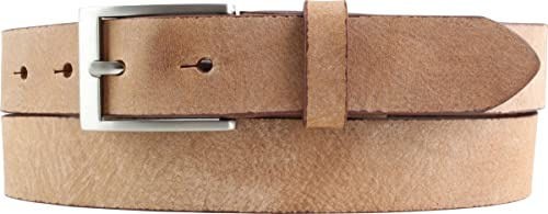 BELTINGER Kinder-Gürtel aus weichem Vollrindleder Vintage-Look 3 cm | Ledergürtel für Jungen 30mm | Schmaler Gürtel Used-Look