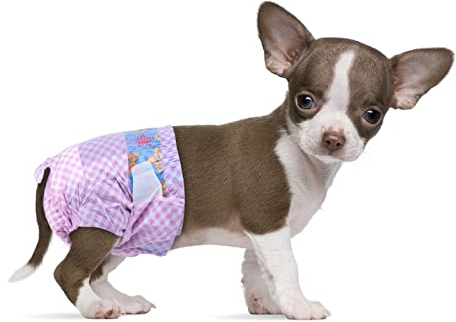 Flying Paws Einwegwindeln für Hunde, geeignet für Hunde und Katzen, verstellbare Einwegwindeln von 10–40 Stück (XXS-10 Stück)