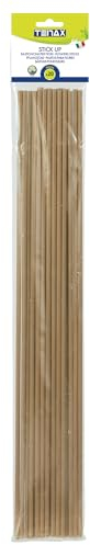 Tenax Stick Up cm 60 Beige, Bastoncini di Supporto per Piante in Vaso, 20 Pezzi, Mini Tutori in Plastica per Sostegno Piante e Fiori in Vaso