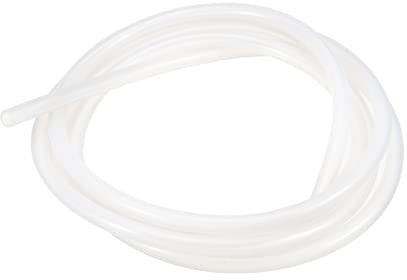 QUARKZMAN 1 Stück Silikon Schlauch 10x12mm 2 Meter Flexibler Rohr für Wassertransfer Weiß