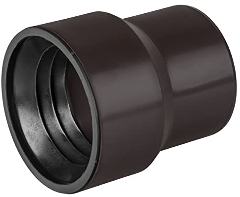 Anschlussstück mit Dichtung Ø DN110 Anschluss an Gussrohr Übergang Gusseisen-PVC Braun