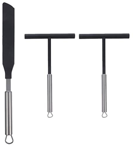 Kichvoe 1set Crepe Spreader Tool Pancake Making Kit for Home Restaurant Use Lightweight Spatula for Crepes and Pancakes Easy to Use and Reusable