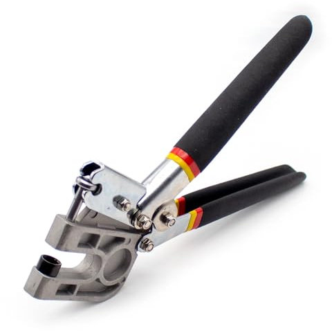 Jieotwice Alicates de Quilla, Alicates de Perforación, Alicates de Fijación de Techo de 12 Pulgadas, Alicates de Metal Plano, Crimpadora de Pernos de Acero de Alto Carbono, Punzonado