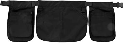 Fofetbfo Kellner-Taillen-Geldtasche, Unisex-Erwachsene-Schürzentasche mit Taschen, Canvas-Arbeits-Taillenschürze für Trinkgeld, Kleingeld, Tablet, Werkzeuge