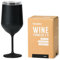 Huski Wine Tumbler 2.0 | New | Award-Winning Design with Detachable Stem | Premium Stainless Steel Wine Glass with Lid | Triple Insulated Tumbler | 355ml Capacity | Great Gift (Black)