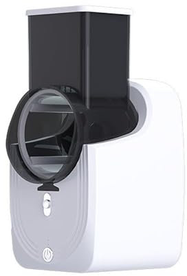 Yallmie Cortador Eléctrico de Verduras, 50w Cortador Verduras Electrico con 3 Cortadores Rallador Electrico de Acero Inoxidable 3 Funciones Rallador de Verduras Electrico para Queso,Verduras (Blanco)