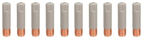 Asyduey 10 Stück MB15AK Schweißdüsenspitzen Beschichtung Schutz M6 Gasdüsenspitze 0,8 mm MIG-Schweißwerkzeugteile