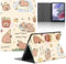 Tablet Cover per Lenovo Tab M10 Plus 10,3 TB-X606F/TB-X606X, Carino Anime Capybara Modello Cover con Funzione Pelle PU Holder Flip con Ultra Sottile Antiurto Regolabile Kawaii Tablet Protezione Case