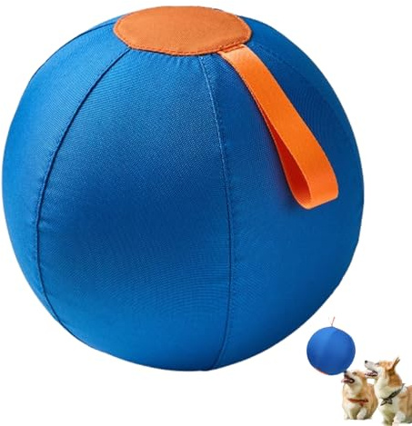 Hundespielball zum Hüten Hund Φ25cm/45cm/55cm Besonders stabil und langlebig Interaktiv Hundespielzeug mit Pumpe Aufblaswerkzeug Training Spielzeug Großer Hund Hundespielball zum Hüten für Haustier