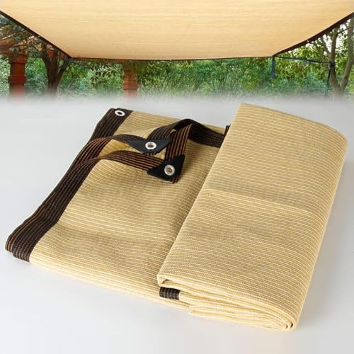 Outdoor Shade Cloth for Garden & Patio UV Resistant Canopy Sail 90% Sun Block Fabric with Grommets 1x2m 2x2.5m 3x4m 5.5x6m 6x10m 8x12m (6x6m)