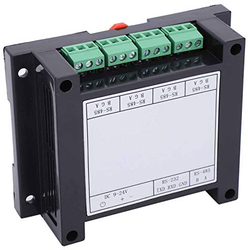 Haofy Industrial RS485 Hub Repeater Photoelectric Isolation Ensures Signal Integrity Across Power Lines 4 Channel Splitter Supports Multiple Device Connections 8200 Feet