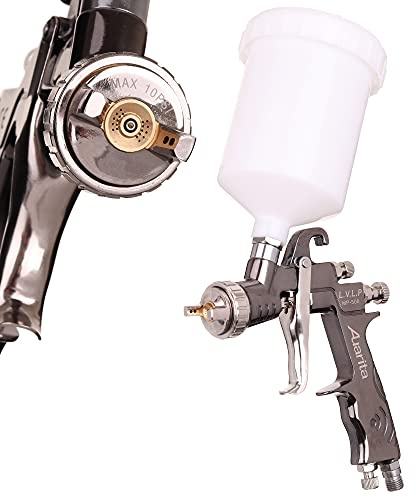 Auarita LVLP Technology Pistola a Spruzzo MP-500 Ugello da 1,3 mm Durevole 600 ml Capacità Per Dipingere Tre Modalità di Regolazione Strato di Vernice Molto Sottile Estremamente Preciso
