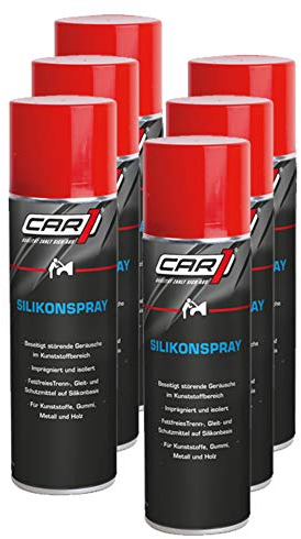 Unbekannt 6X Car1 Silikonspray Trennmittel Gleitmittel Schutzmittel Schutz Pflege