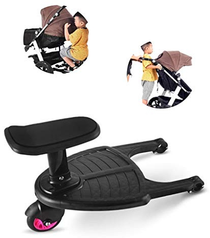 Tandou Plataforma Carrito Bebe con Asiento Patinete Carro Desmontable y Ensamblable (Rosa)