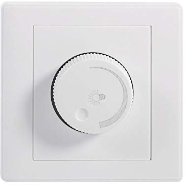 variateur de lumiere led, variateur variateur de lumiere 1Pcs Practical Home Wall Mounted Rotary Knob Lamp Brightness Controller Panel Dimmer Switch New
