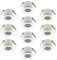 SIGMALED LIGHTING, MINI FOCO LED 3W, Dimmable, 300lumen, Luz Neutra 4000K, Spot empotrable redondo, 220V/240V, Driver NO NECESARIO, Ø35x25mm, 10 Focos
