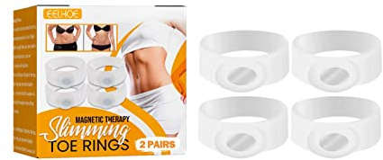 Jildouf Magnetische Gewichtsverlust-Ringe – tragbare Gewichtsverlust-Ringe für Frauen, magnetisch, zum Abnehmen, für Gewichtsverlust, Zehenringe für Damen, Valentinstag, Geburtstagsgeschenk