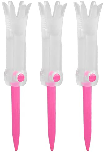 Tiiyee Flexible Golf-Tees, Gummi-Soft-Top-Tee, Praktisch Unzerbrechliche Treiberhalter, Reduziert Reibung Und Seitenspin, Männer Und Frauen, Übungs-Trainingsset Zum Schlagen von Matten