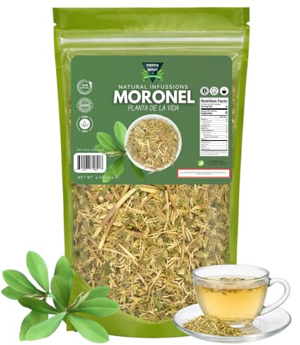 Moronel (Planta de la Vida) Loose Leaf Herbal Tea – Dried Moronel Herb Infusion, Caffeine Free, Non-GMO, Sugar Free, 4 oz Resealable Bag