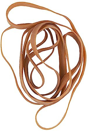 KICHOUSE 96pcs Large Heavy Duty Industrial Stretchy Elastic Bands for Office Trash Can Folders Craft