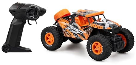 Exost Turbo Rush Voiture télécommandée 2,4 GHz, fonction complète, course hors route, pneus durables, batterie rechargeable, jouet pour enfants à partir de 5 ans