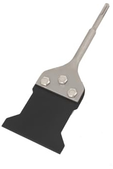 TABODD 275MM Spachtelmeißel SDS-Plus Bodenschaber, Tapetenentferner SDS Max Meißel, Bodenschaber für Abziehen von Fußbodenkleber, Teppich, Linoleum, Fliesenkleber, PVC-Fliesen, Farbe