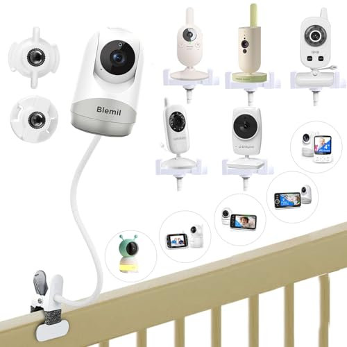 Soporte universal para cámara de bebé HelloBaby HB6550/HB6250/HB6240/HB65/HB32, soporte de montaje flexible para monitor de bebé Blemil, accesorios de clip de abrazadera para monitor