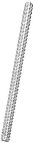 sourcing map Tige entièrement filetée M8 x 120 mm, goujons à vis en acier inoxydable 316 pour fixation de meubles, pas de 1,25 mm