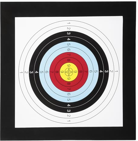 Archery Target EVA Foam Target, High-Density EVA Archery Targets for Backyard, Bow and Arrow Practic Target with 10pcs Targets Paper, 4 Target Pins