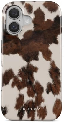 BURGA Handyhülle für iPhone 16 Plus – Unisex Hybrid-Schutzhülle mit stoßdämpfendem TPU & kratzfester Außenschale, erhöhter Displayrand, MagSafe-kompatibel, kabelloses Laden, stylisches Design