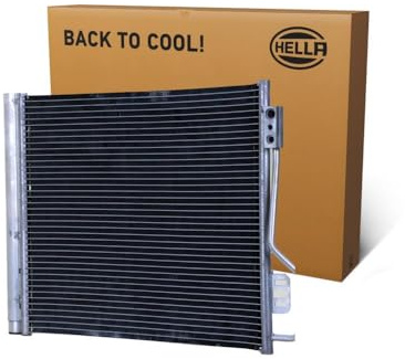 HELLA 8FC 366 220-831 Kondensator, Klimaanlage - Kühlrohre parallel | 8FC 366 220-831 Kompatibel mit Fortwo Cabrio (451),Fortwo Coupe (451)