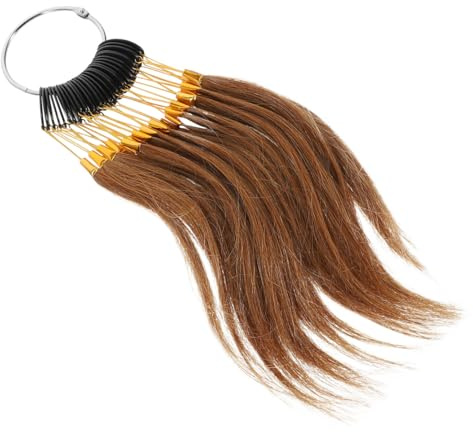 EPIGEIST 30 Echthaar Haarfarbenringe Farbmuster Zum Testen Von Haarfarben Professionelle Haarfarbprobe Für Friseure Und Farbtrainer Wiederverwendbar Handliches Satz