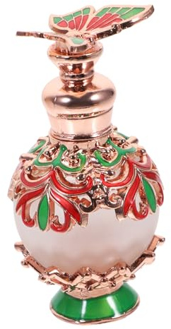 Botella de Perfume Rellenable de Vidrio 15ml Estilo Oriental