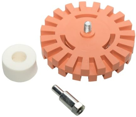 4 pollici ruota di pulizia della colla gomma disco di lucidatura adesivo rimozione gomma ruota per mobili automobilistici elettronica rimozione della colla strumento di lucidatura