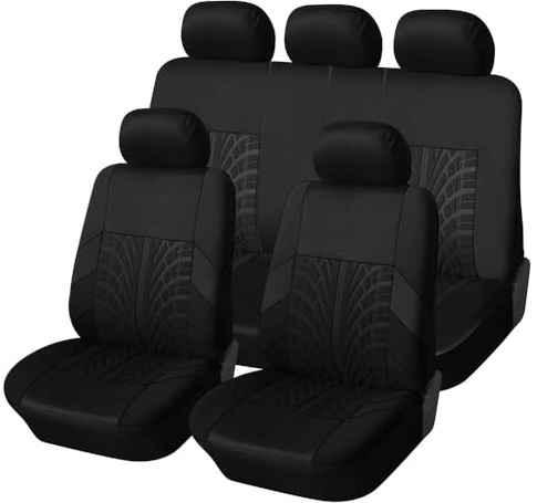 9 Stück Auto Sitzbezüge für BMW X1 iX1 U11 2022 2023 2024 2025, Komplettset Sitzbezüge, entworfen Auto Sitzbezüge Set,A
