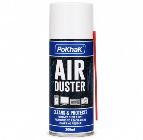 200ml Compressed Air Duster Cleaner Spray with Straw for Electronics & Keyboard