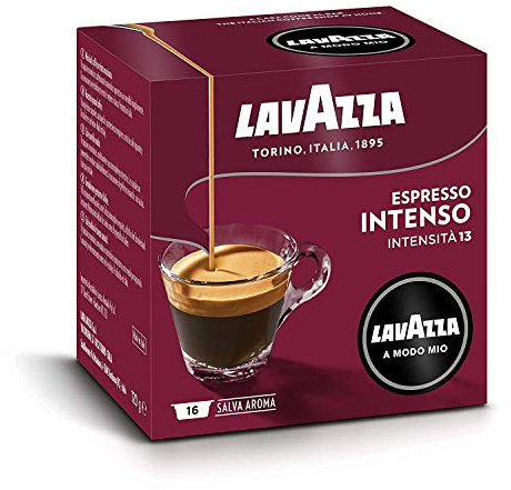 Lavazza A Modo Mio Espresso Intenso 160 Capsules de Cafe Espresso, Moyenne