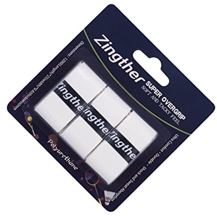 Zingther Professional Super Tacky Tennis Racket Grip Tape Also Overgrips for Badminton Racquet/Racquetball/Squash Raquet, Baseball/Cricket Bat and Pickleball Paddle