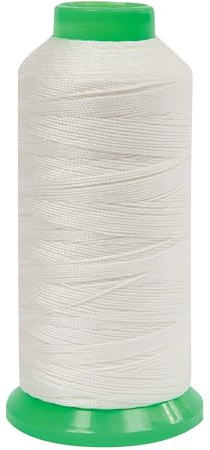 Kincade Plaiting Thread Roll, White, 400m