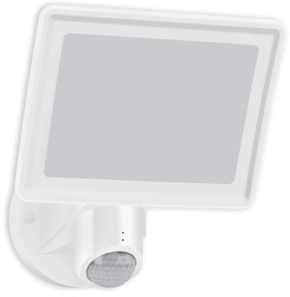 TELEFUNKEN – LED Außenwandleuchte mit Bewegungssensor, Außenwandlampe 20 Watt, 2000 Lumen, schwenkbar, Lichtfarbe: 4.000 Kelvin neutral weiß, weiß, 304406TF