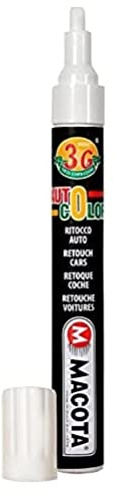 MACOTA AUTOCOLOR Pen Pennarello RITOCCO Vernice RIEMPITIVO Auto Moto Furgone Camper Camion RIPARA CARROZZERIA RIMUOVE Graffi PUNTINATURE Professionale Doppio Tratto (Arancio Calipso 87088)