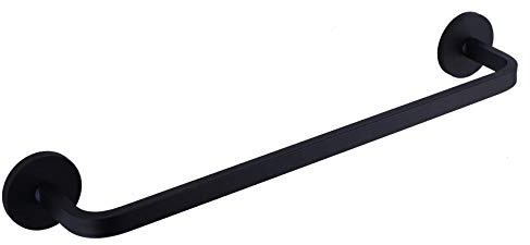LEKUSHA Magnetic Towel Bar for Refrigerator, Magnetic Towel Holder Towel Hook Hanger for Fridge, Kitchen Stove, Oven, Dishwasher, Sink Laundry Washing Machine Black 1 Pack