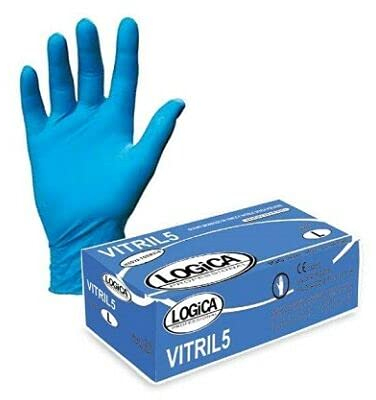 LOGICA Guanti monouso in vinile e nitrile senza polvere TAGLIA XL PEZZI 100